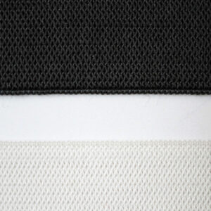 Ruban élastique fantaisie large rayé pour couture 40 mm Marine/Blanc/Rouge  x 1m - Perles & Co